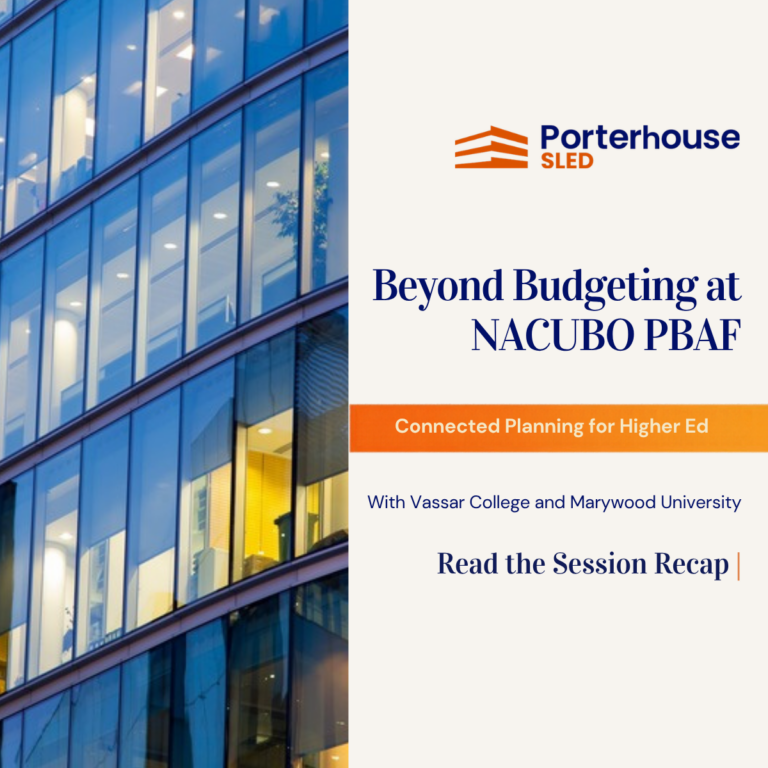 Beyond Budgeting at NACUBO PBAF with Vassar College and Marywood University